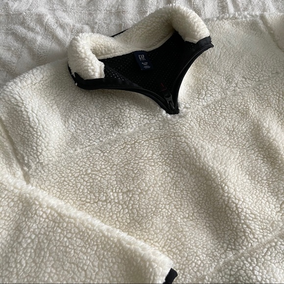 GAP KIDS // Sherpa vintage fleece half-zip sweater - Picture 5 of 5